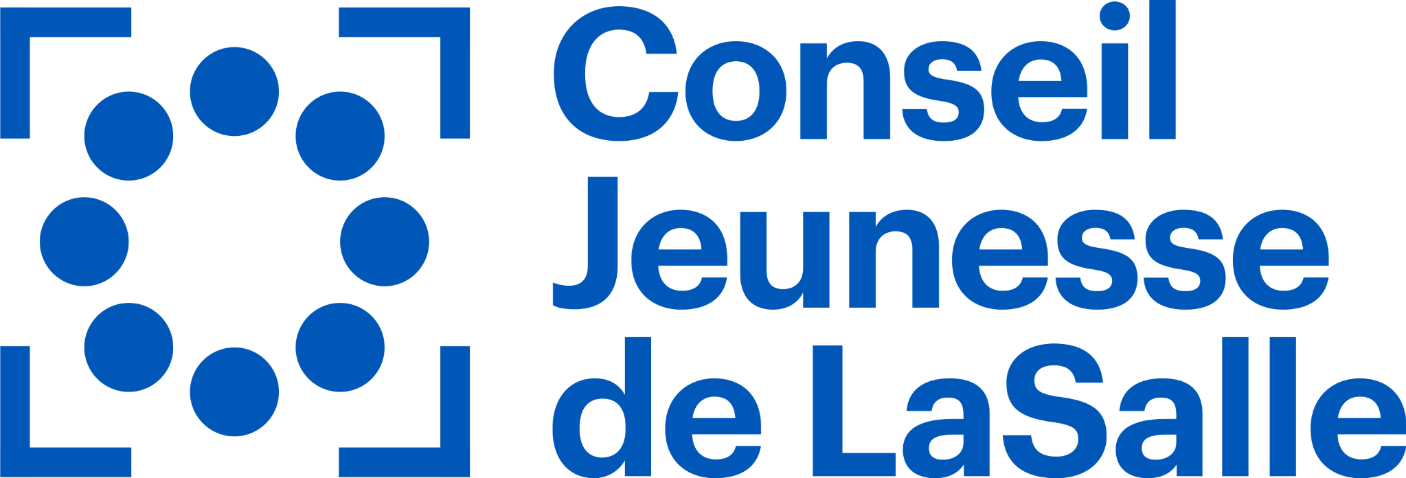 Logo bleu du Conseil jeunesse de LaSalle